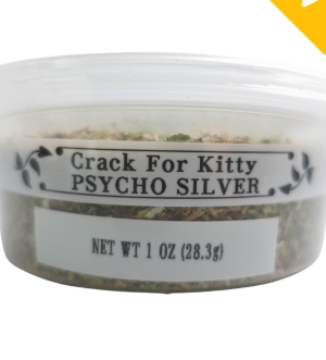 Psycho Silver Organic Catnip & Silver Vine Mix, 1 oz Container