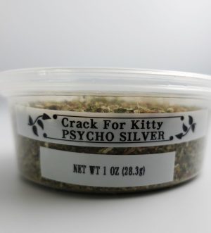 Psycho Silver Organic Catnip & Silver Vine Mix, 1 oz Container